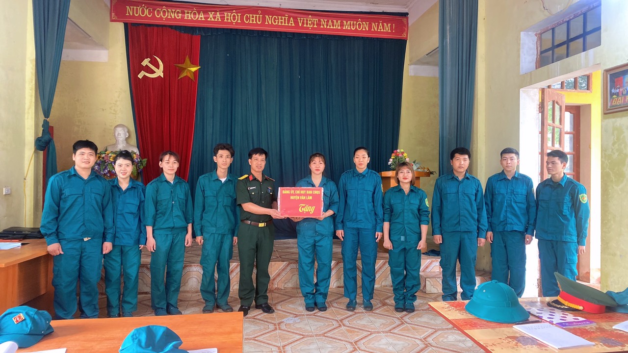 Ban Chỉ huy quân sự huyện Văn Lâm chú trọng làm tốt công tác kiểm tra lực lượng DQTV trong huấn luyện