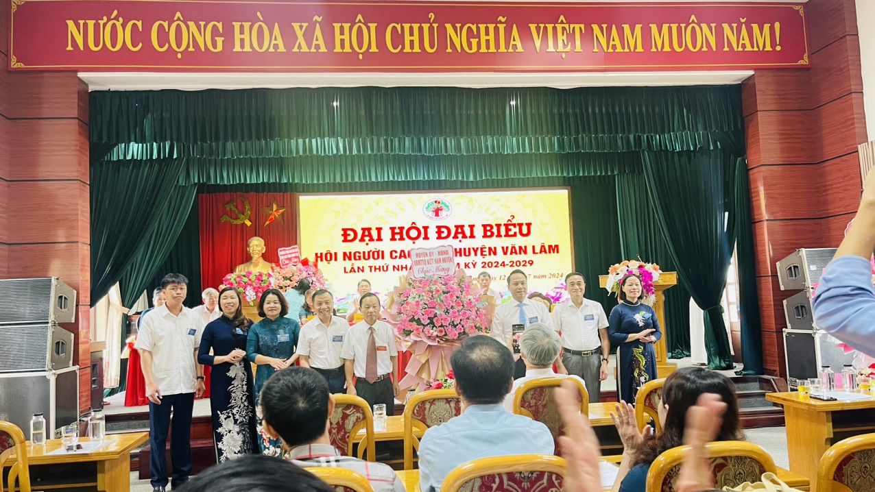 Đại hội Hội Người cao tuổi lần thứ nhất, nhiệm kỳ 2024-2029 thàn công tốt đẹp