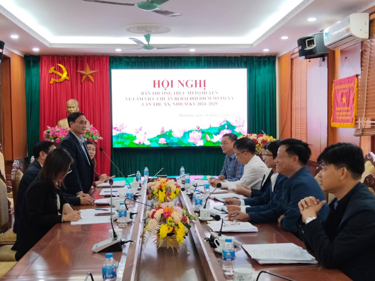 Công tác chuẩn bị Đại hội điểm MTTQ xã Minh Hải lần thứ XX, nhiệm kỳ 2024-2029